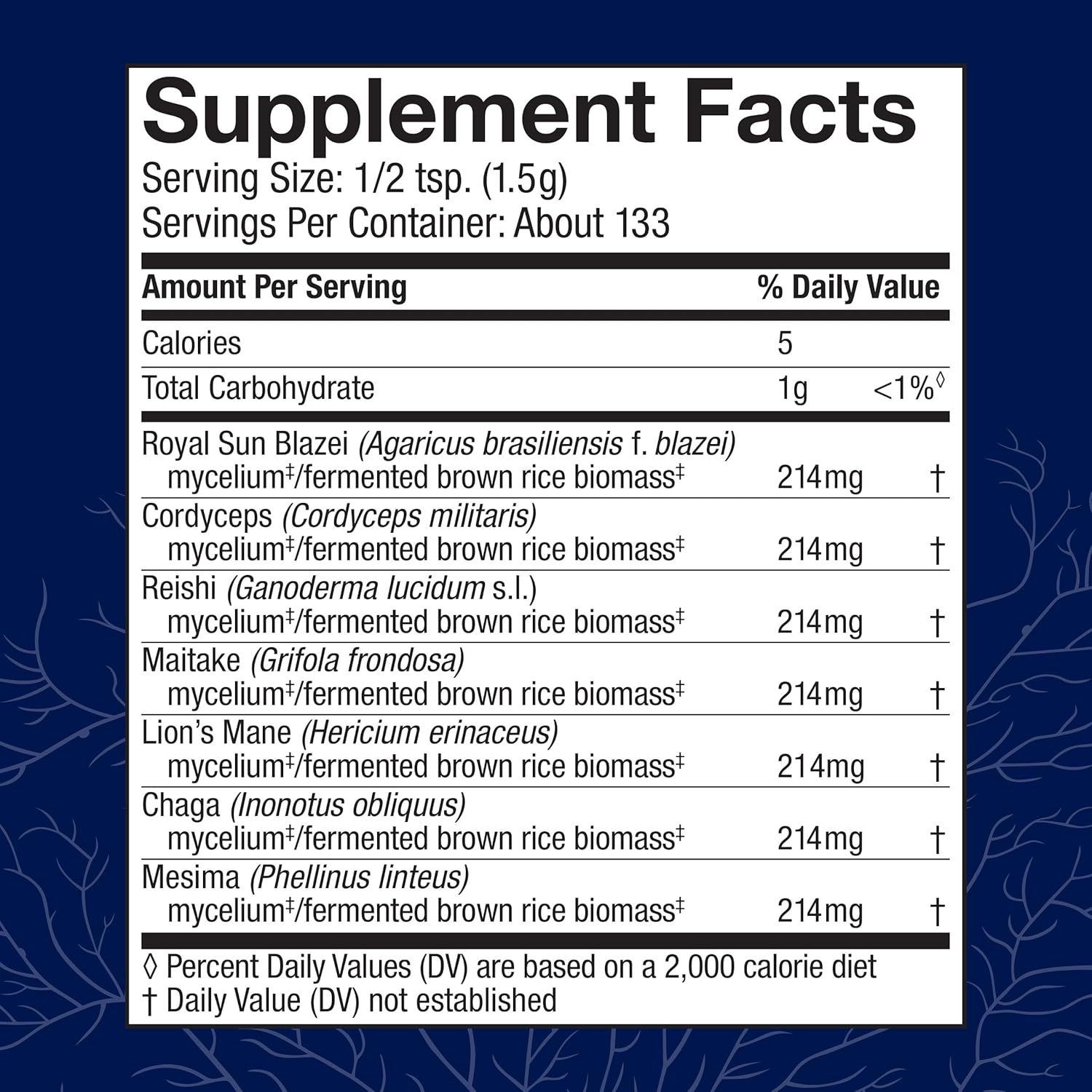 Host Defense Stamets 7 Mushroom Powder - 7 Species Blend - Mushroom Supplement for Immune Support with Royal Sun Blazei, Cordyceps, Reishi, Maitake, Lion's Mane, Chaga & Mesima - 3.5 oz (66 Servings)*