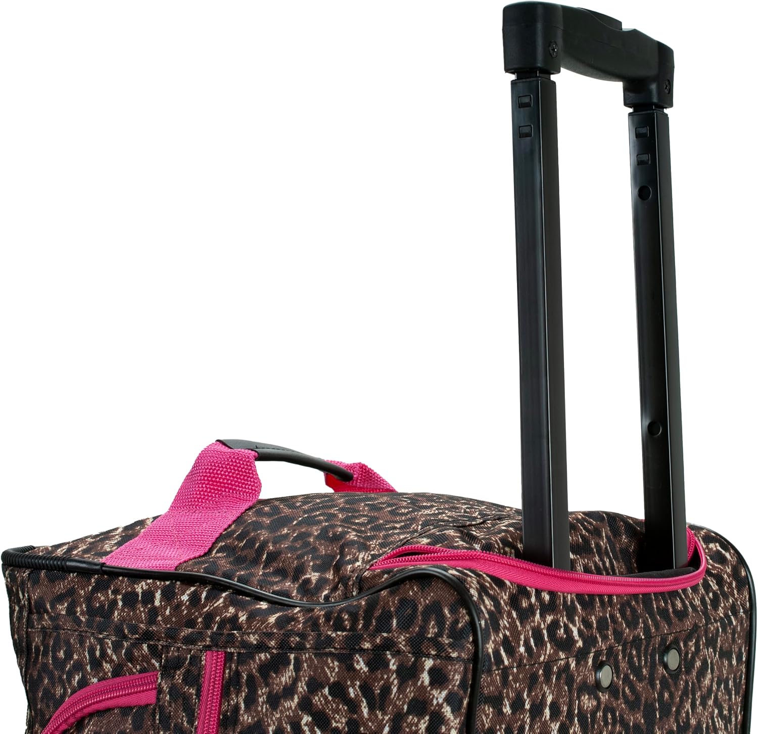 Rockland Rolling Duffel Bag, Black, 22"