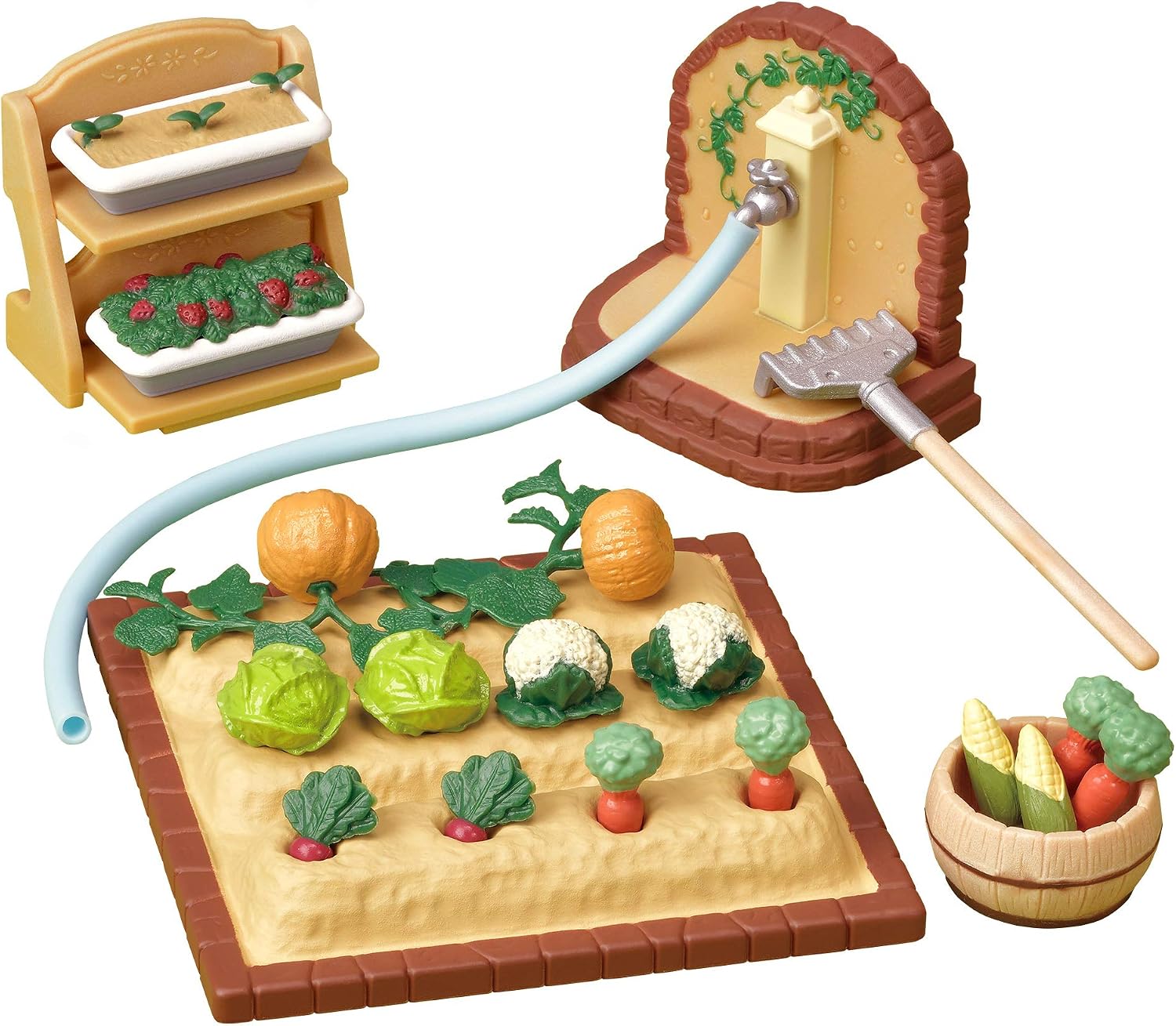 Epoch Sylvanian Families Sylvanian Family Vegetable Gardening Set KA-616 (Japan Import)