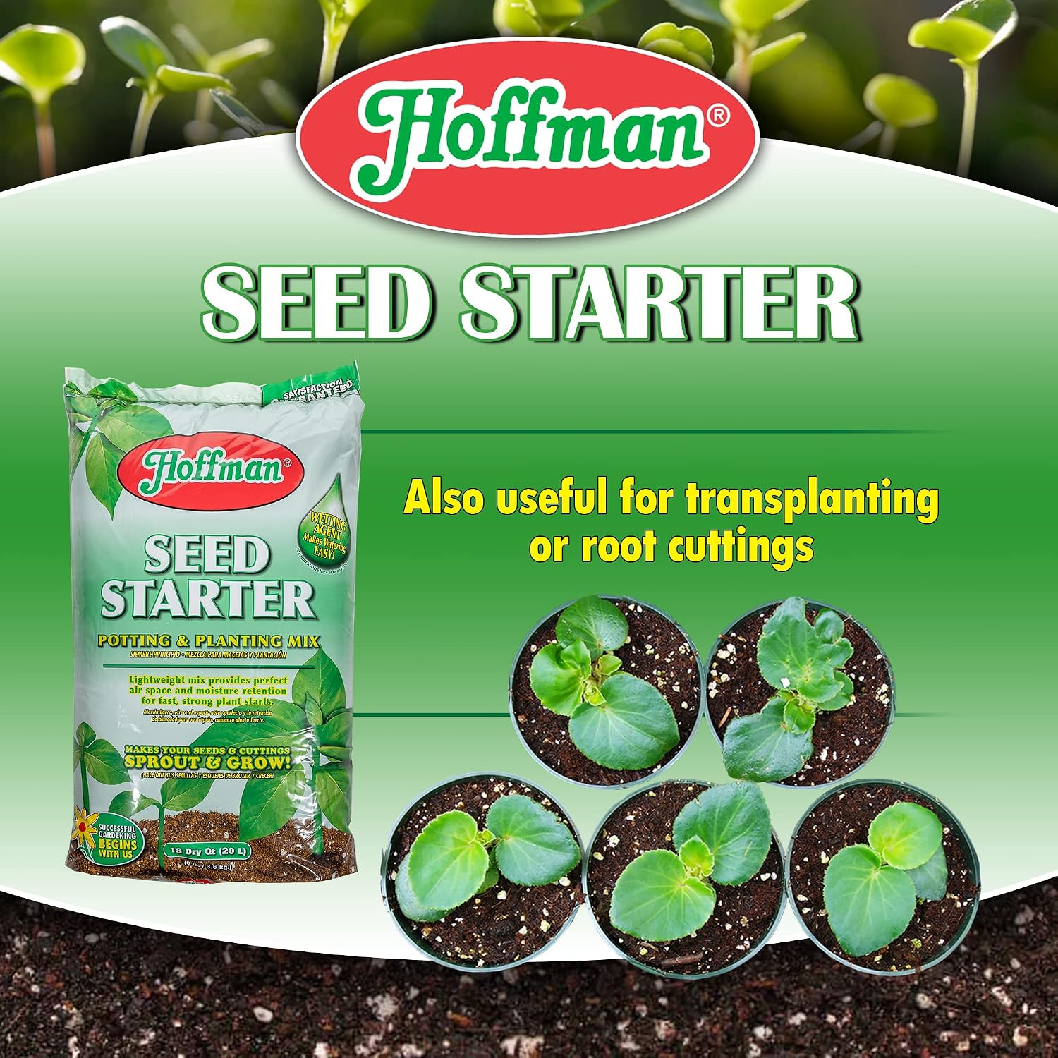 Hoffman 30118 Seed Starter Soil, 18 Quarts