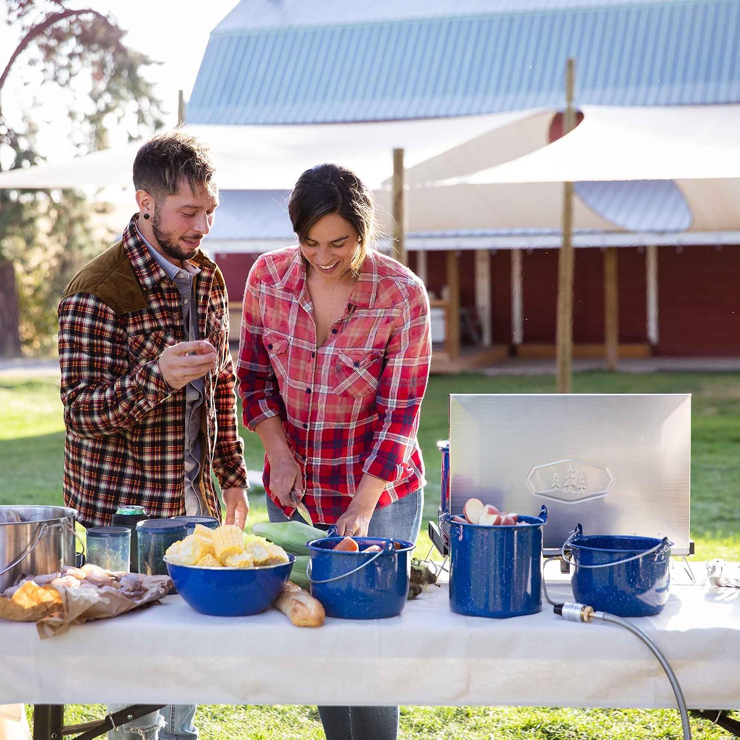 GSI Outdoors 3 qt. Convex Kettle for Soup, Stew, or Water Pot for Camping
