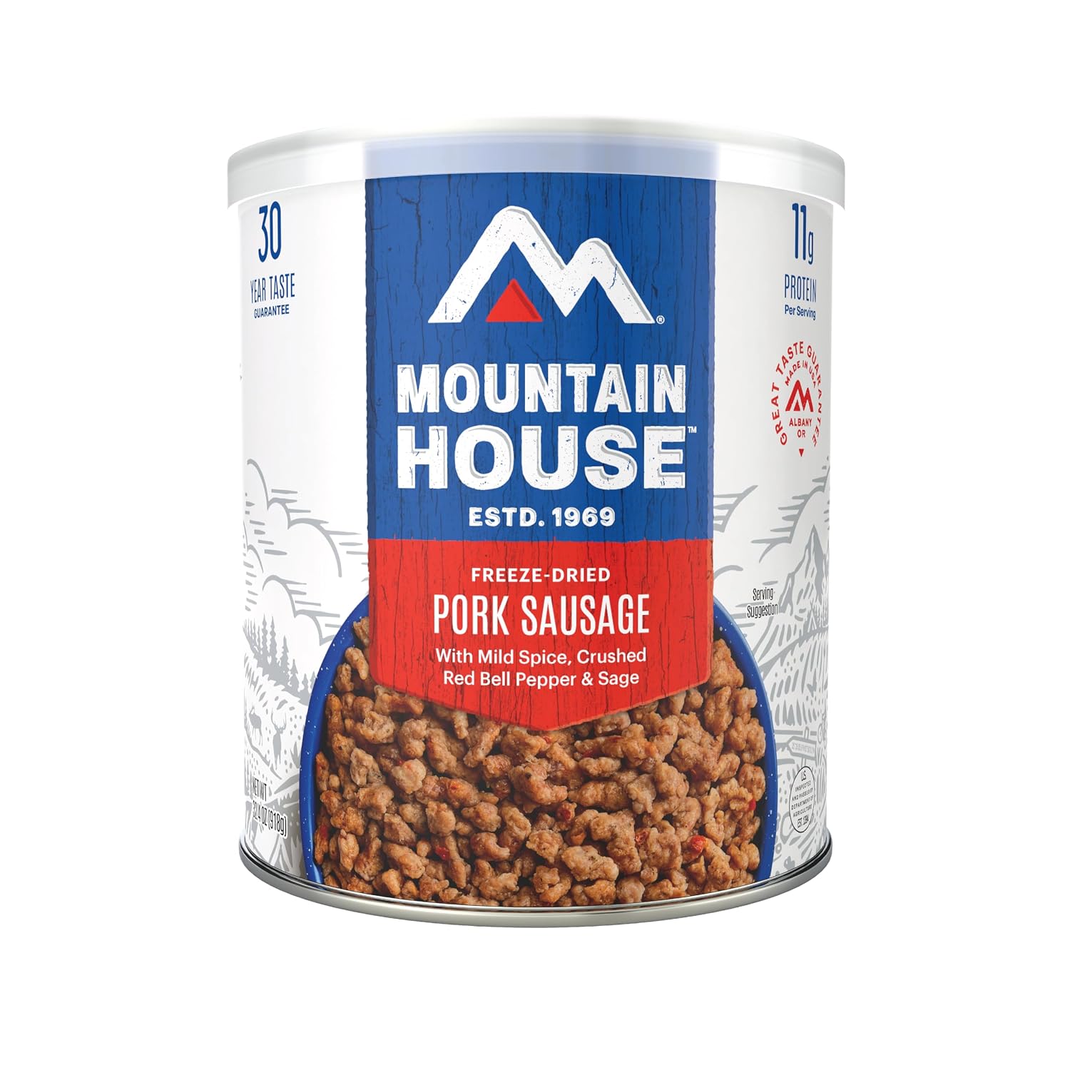 Mountain House Diced Beef | Freeze Dried Survival & Emergency Food | #10 Can | Gluten-Free, 30122