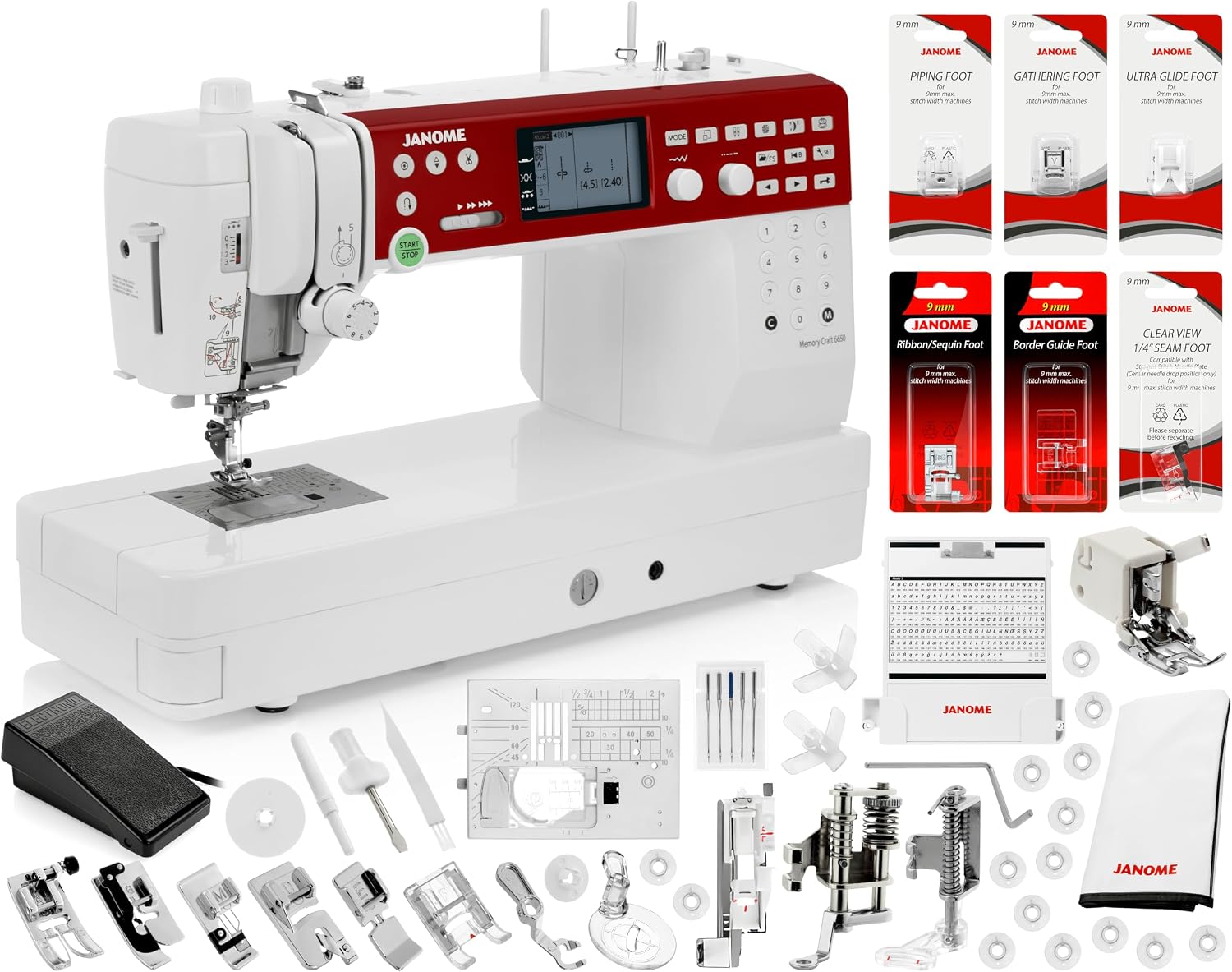 Janome MC6650 Sewing and Quilting Machine
