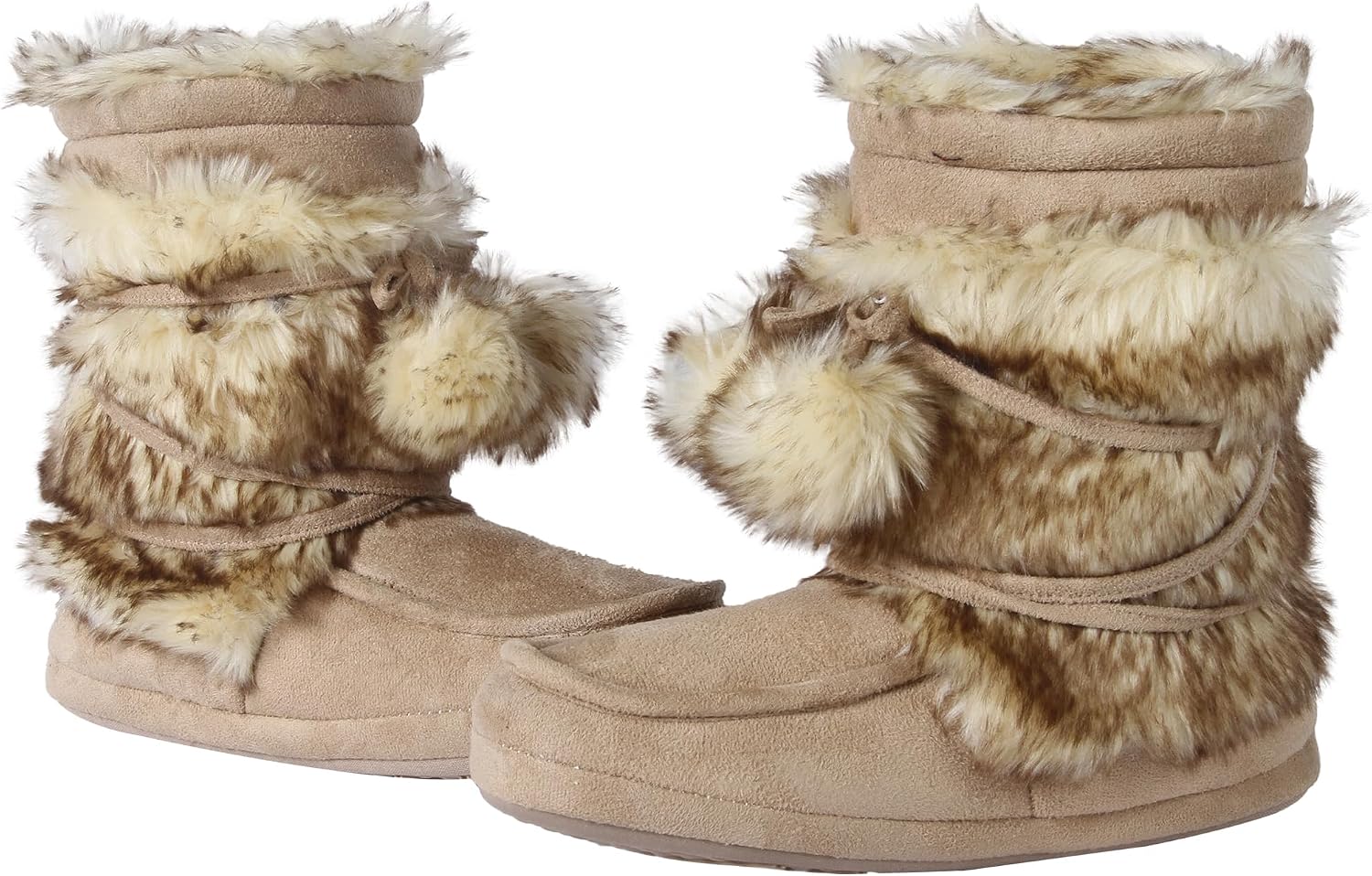 Home Slipper Women's Soft Fleece Plush Warm Indoor House Slipper Boots Shoes