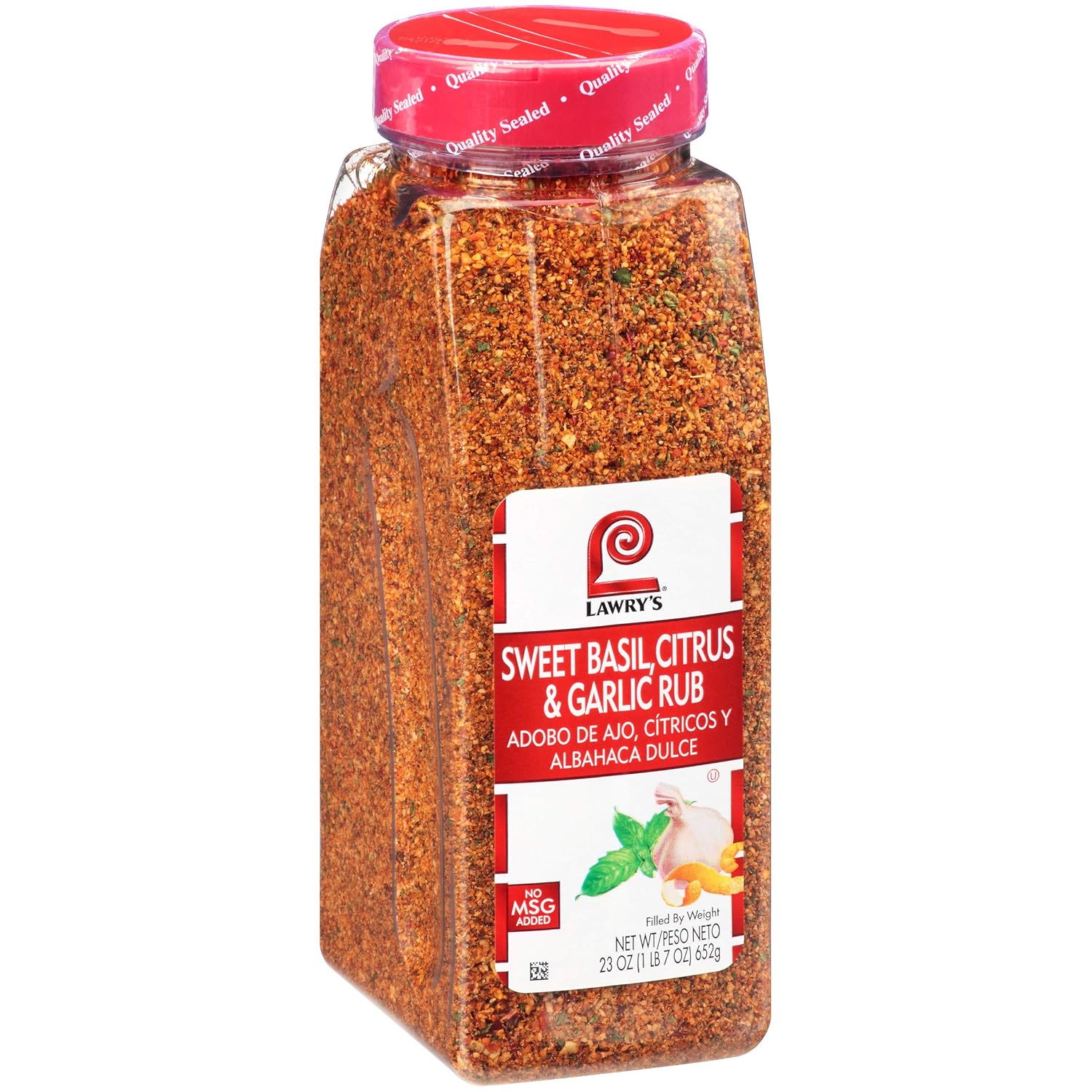 Lawry's Memphis Style Barbecue Rub, 25 oz - One 25 Ounce Container of Memphis Dry Rub, Perfect for BBQ Rub Wings, Ribs, Brisket and More