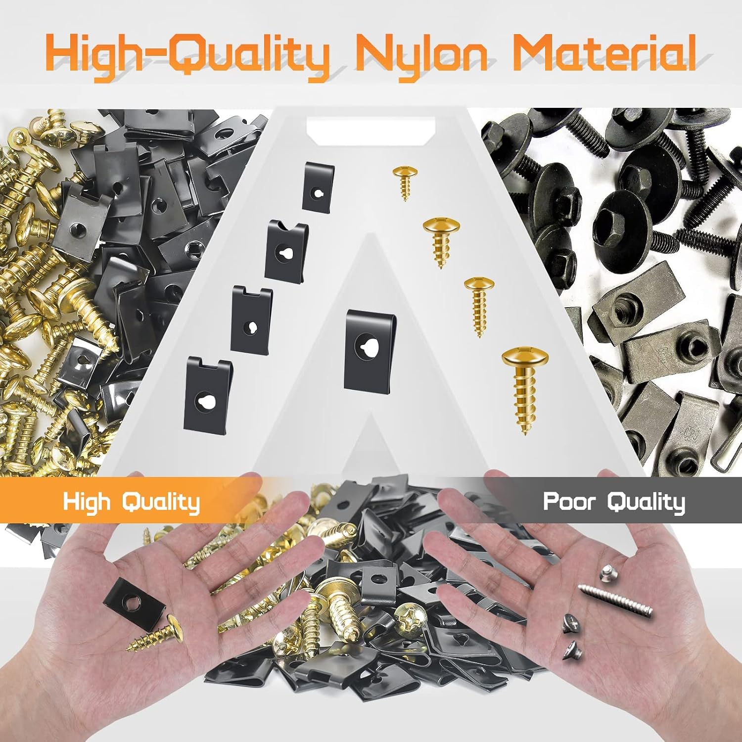 OTUAYAUTO 245 PCS Fender Clips Car Clips Bumper Plastic Rivets