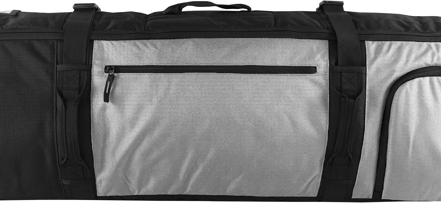 Element Equipment Wheeled Padded Ski Bag Ultimate Double - Premium High End Double Roller Travel Bag