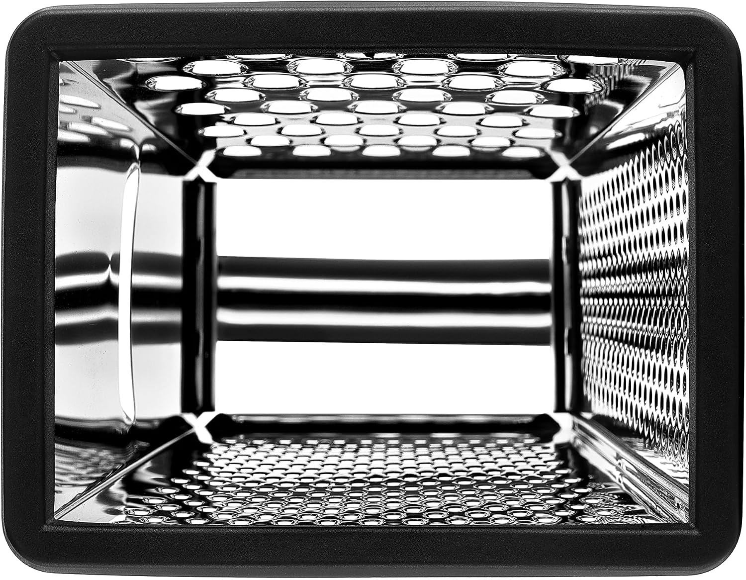Spring Chef Stainless Steel Cheese Grater, Large Box Grater for Kitchen | 4 Sided Handheld Vegetable Shredder, Kitchen Food Grater for Cheese, Potato