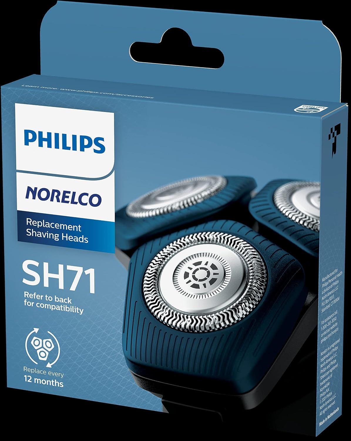 Philips Norelco Genuine Replacement Heads, 3 Count
