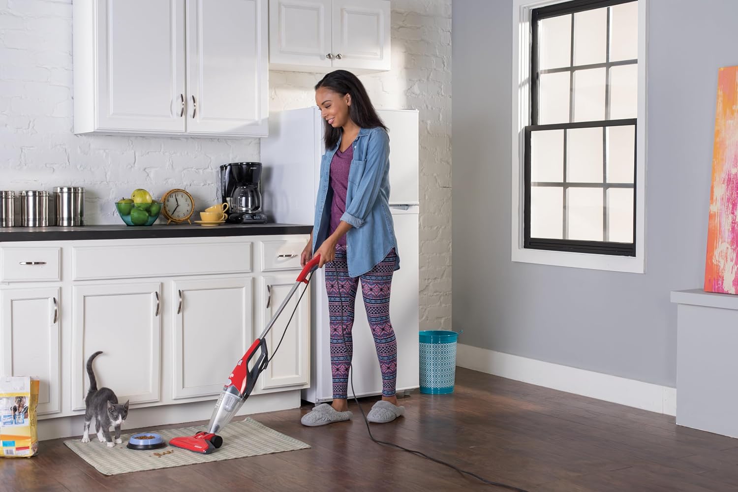 Hoover Dirt Devil Simplistik Plus 3-in-1 Vacuum, Lightweight | Bagless, Ideal for Dorms, Apartments and Other Small Spaces
