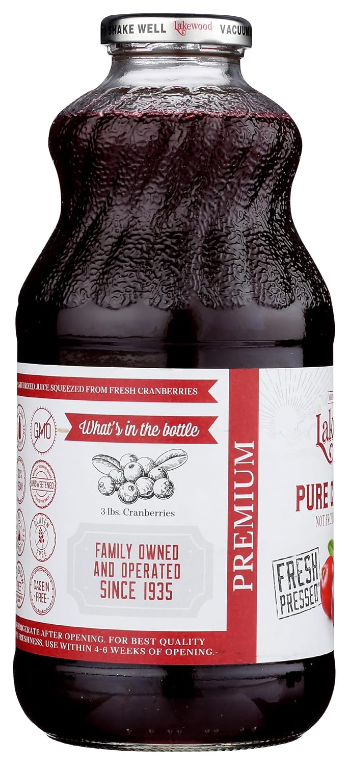Lakewood, Juice Black Cherry Pure, 32 Fl Oz