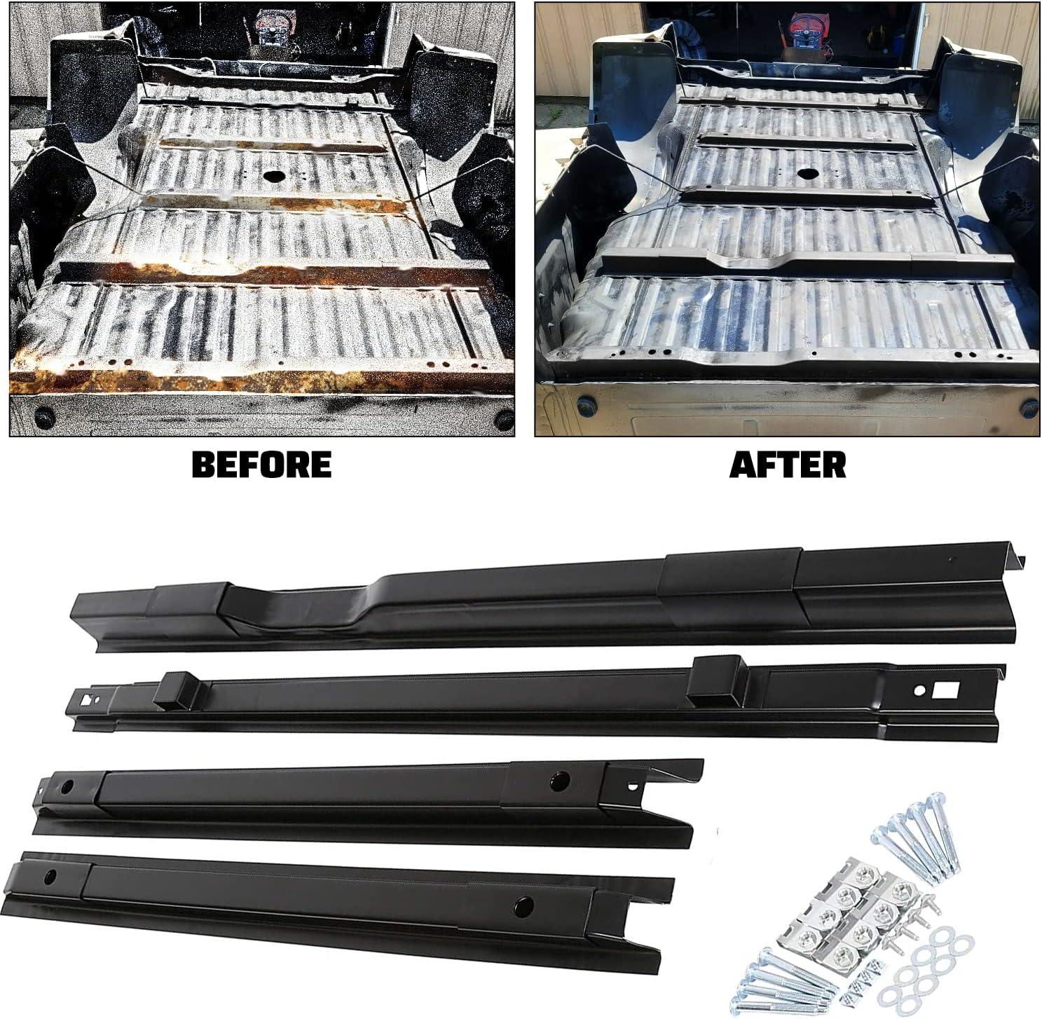 ECOTRIC Short Bed Crossmember Kit Compatible with 99-18 F-250 F-350 F-450