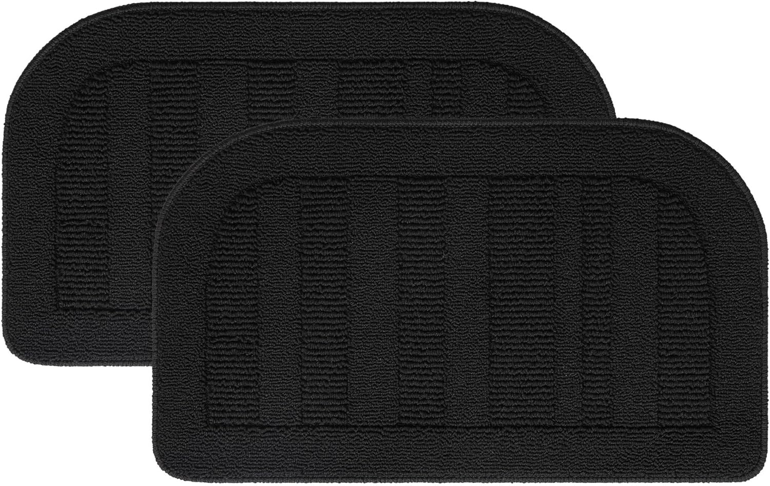 BEQHAUSE 30x18 Inch Kitchen Rugs Non Slip Washable Kitchen Sink Rug, Green