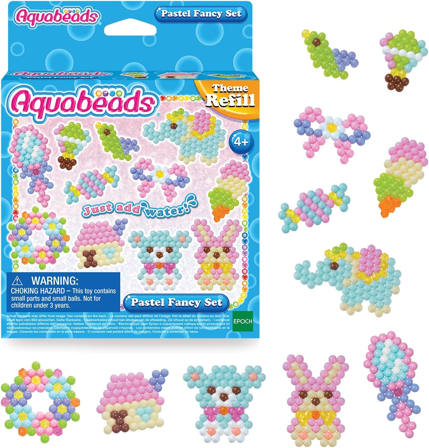 Aquabeads - Pastel Fancy Set - Water Fuse Beads Craft Kit