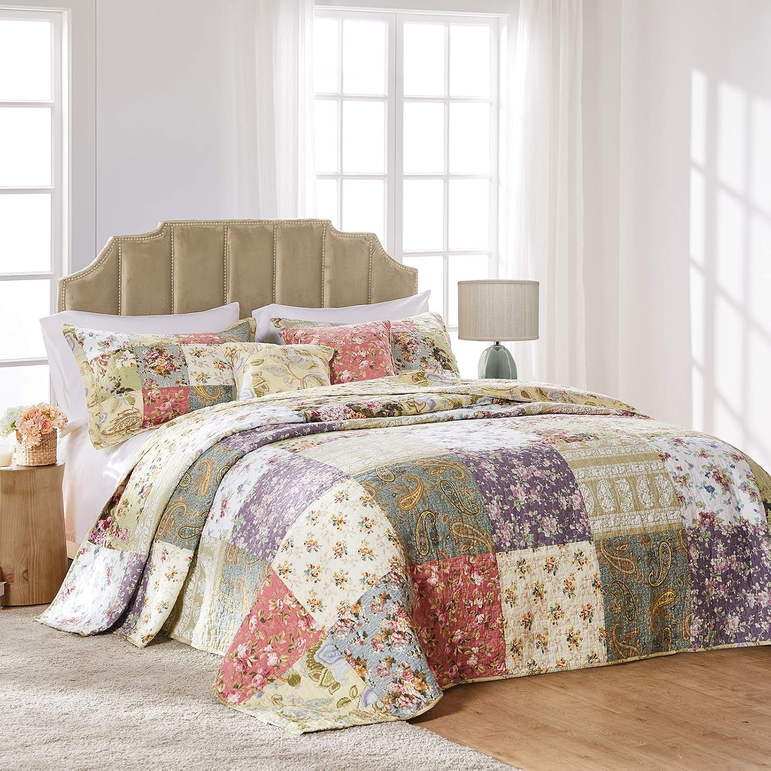 Greenland Home Blooming Prairie Bedspread Set