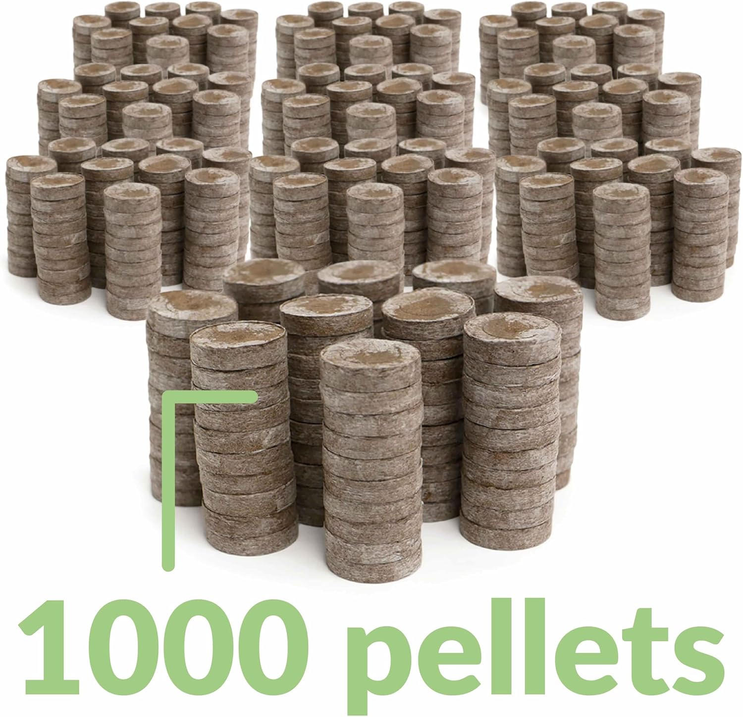 100 Count- Jiffy 36 MM Peat Soil Pellets Seeds Starting Plugs: Indoor Seed Starter- Start Planting Indoors for Transplanting to Garden or Planter Pot | Starter- Start Planting Indoors for Transplanting to Garden or Planter Pot