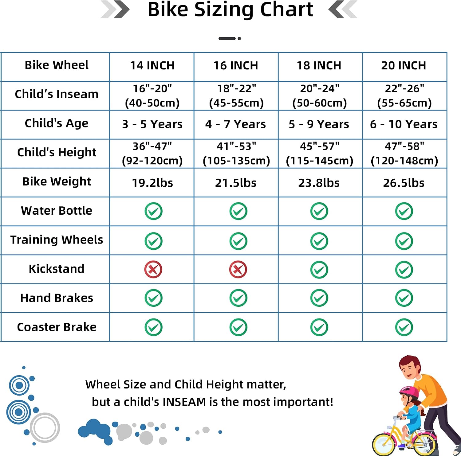 JOYSTAR Paris Girls Bike with Training Wheels for Ages 3-10Y