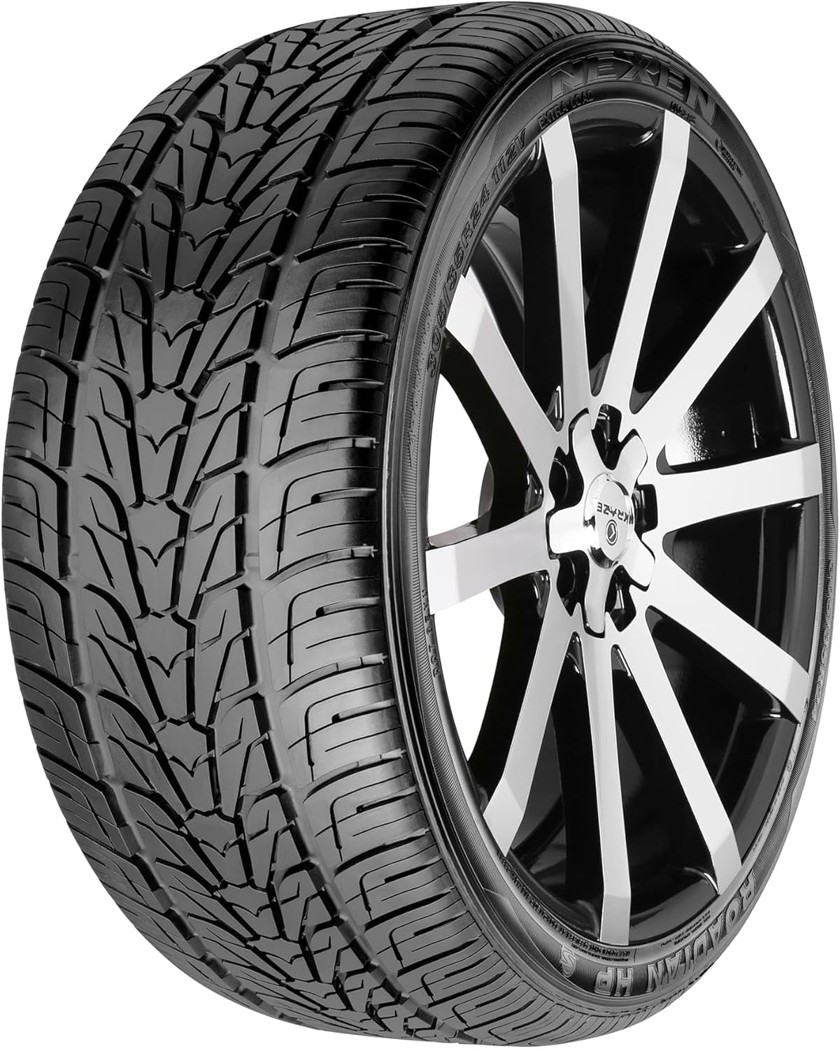 Nexen Roadian HP All- Season Radial Tire-285/45R22 114V | Truck/SUV Performance All Season Traction 114V Rated Extra Load Radial Construction Black