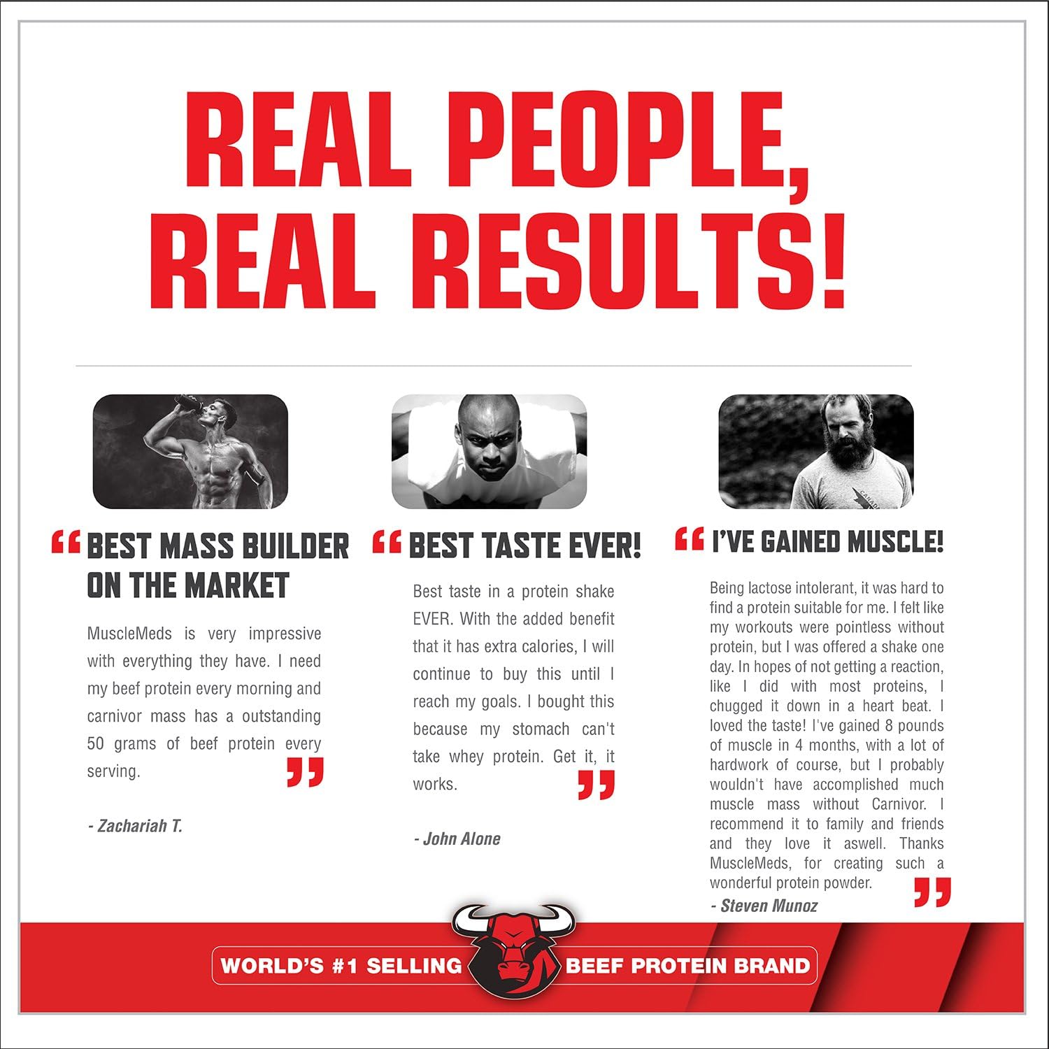 MuscleMeds CARNIVOR Mass Gainer Beef Protein Isolate Shake, 50 Grams Protein, 125 Grams Carbs, 0 Fat, 0 Sugar, Lactose Free, Halal Certified, Chocolate Peanut Butter, 6 Pound