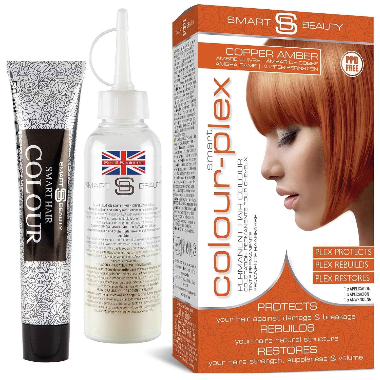 Smart Beauty Blonde Bleach-It, The Ultimate Lightener for Dark Hair, Perfect for Highlighting and Vibrant Pastel Colour, Hair Bleach Kit, Vegan & Cruelty Free