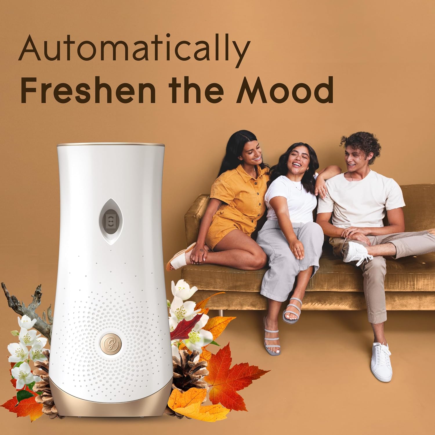Glade Automatic Spray Refill, Air Freshener for Home and Bathroom, Cashmere Woods, 6.2 Oz