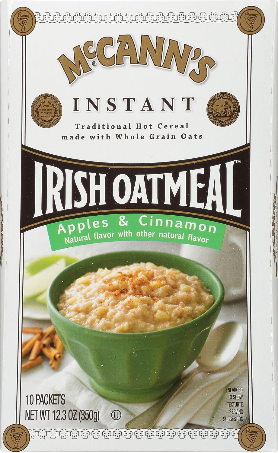 McCann's Irish Oatmeal Instant Oatmeal Cup, Maple Brown Sugar, 1.9 Ounce (Pack of 12)
