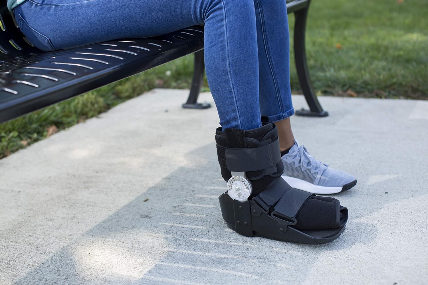 United Ortho 12215 Range of Motion Ankle Walking Boot, Medium