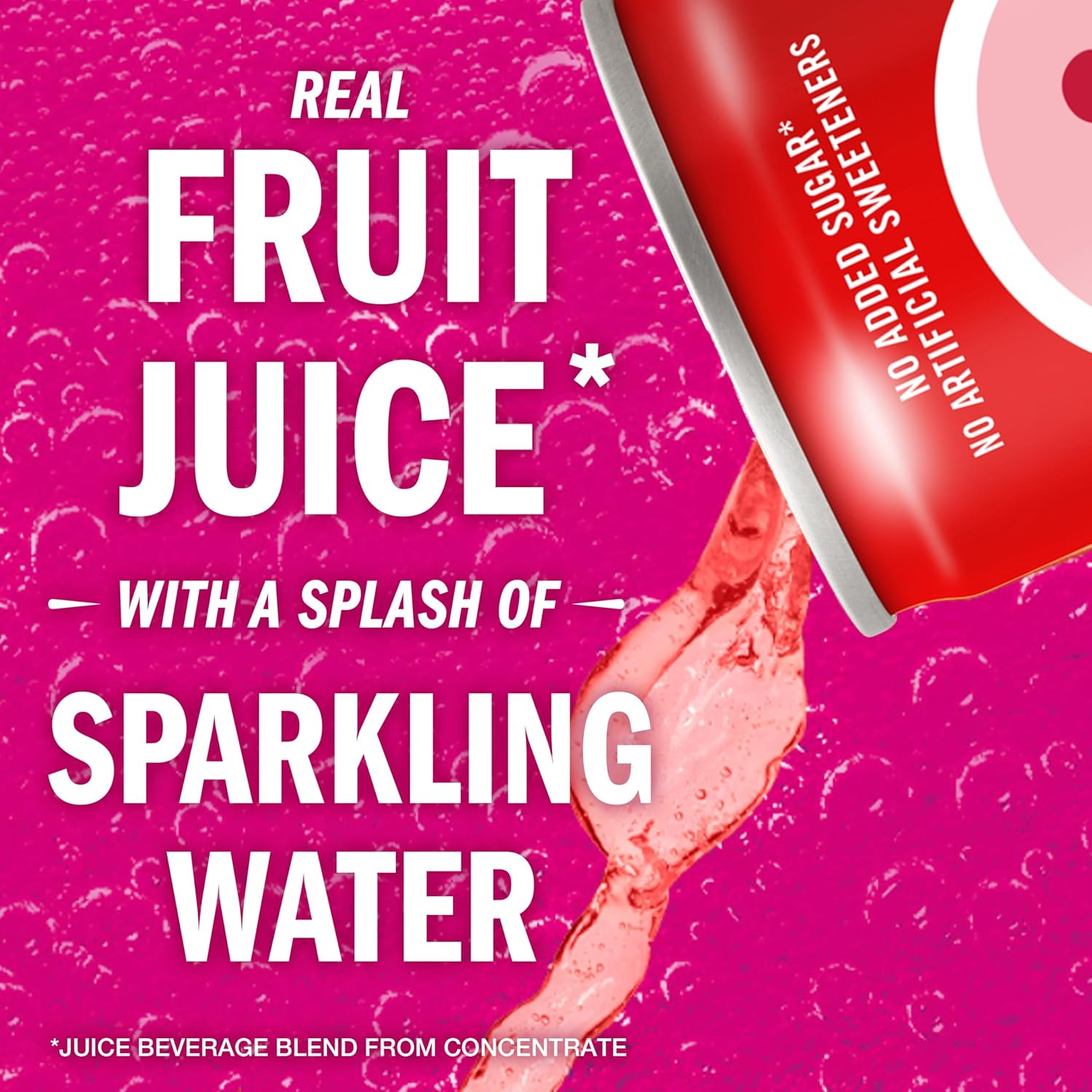 IZZE Sparkling Water Juice Beverage Blend, Pineapple, No Sugar Added, 8.4 FL OZ, 24 Cans