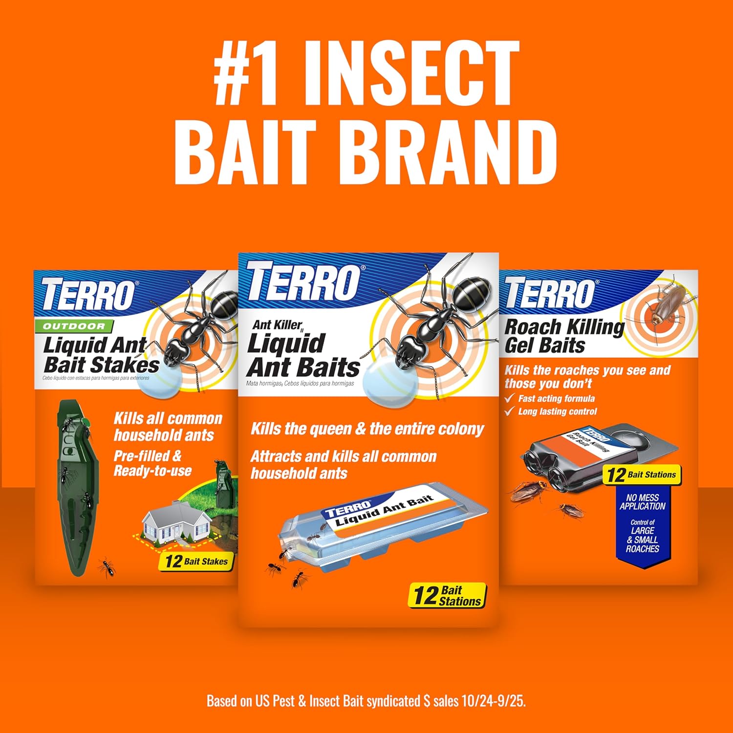 TERRO Perimeter Outdoor Ant Bait Plus, 2-Pack, 2 lb Shaker Canisters | Attracts and Kills Carpenter Ants, Roaches, Crickets, Earwigs, Silverfish, Slugs & Snails for Pest Control, 4-Week Protection