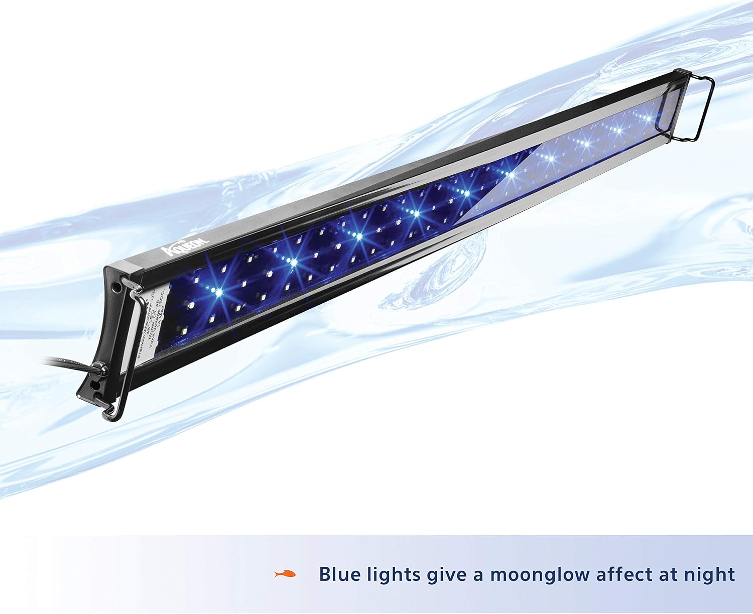 Aqueon LED OptiBright Fish Tank Aquarium Light Fixture, 48-54 Inch