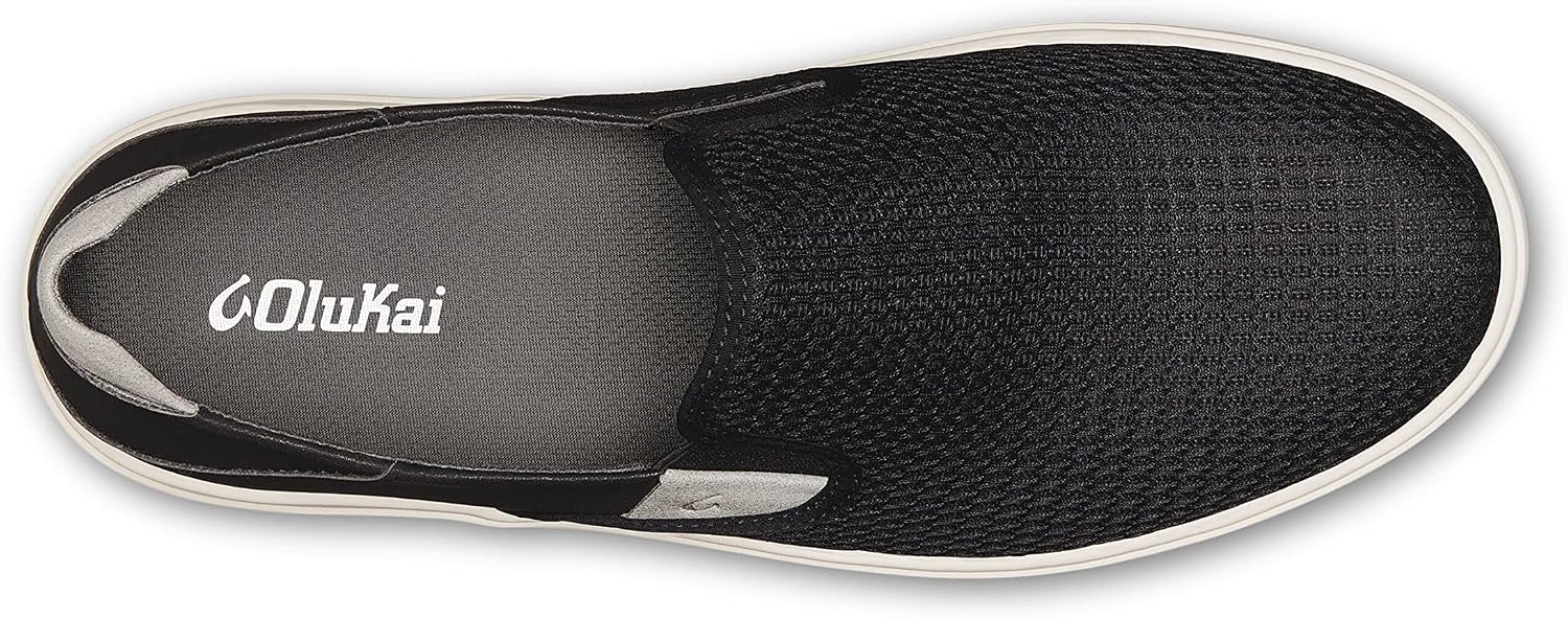 OluKai Lae'ahi Men's Slip On Shoes, Breathable Everyday Sneaker