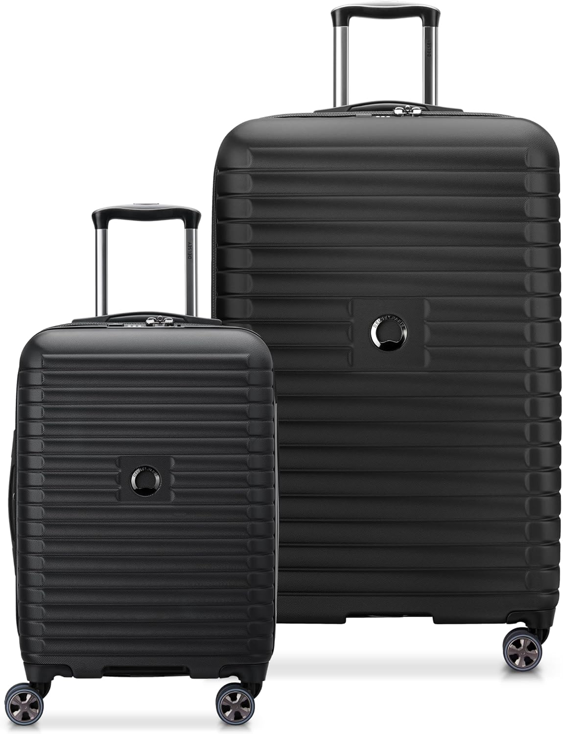DELSEY PARIS Cruise 3.0, 20 Inch Carry-On Hardside Luggage, Deep Sea Navy | Expandable Suitcase, Lightweight 100% Polycarbonate Shell, Dual-Density Spinner Wheels, USB Port, TSA Lock
