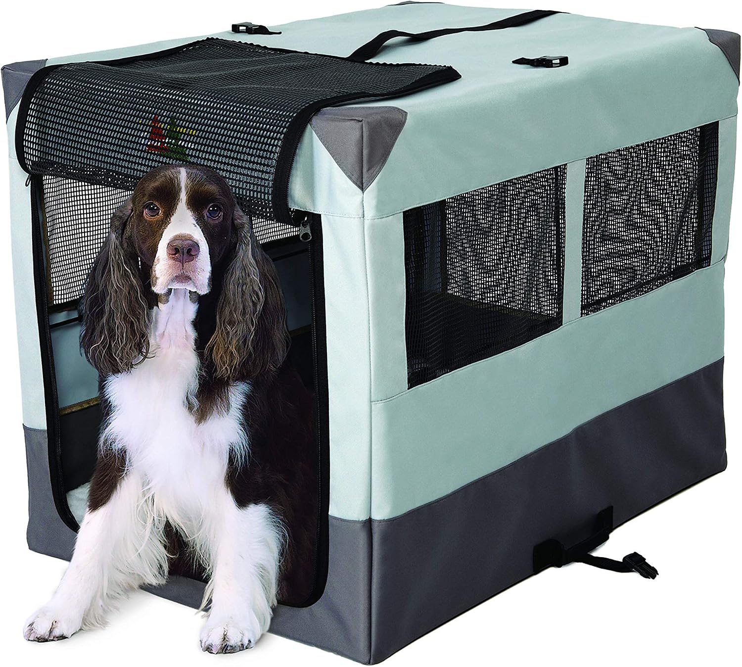 MidWest Canine Camper 24-inch Portable Tent Crate for Dogs
