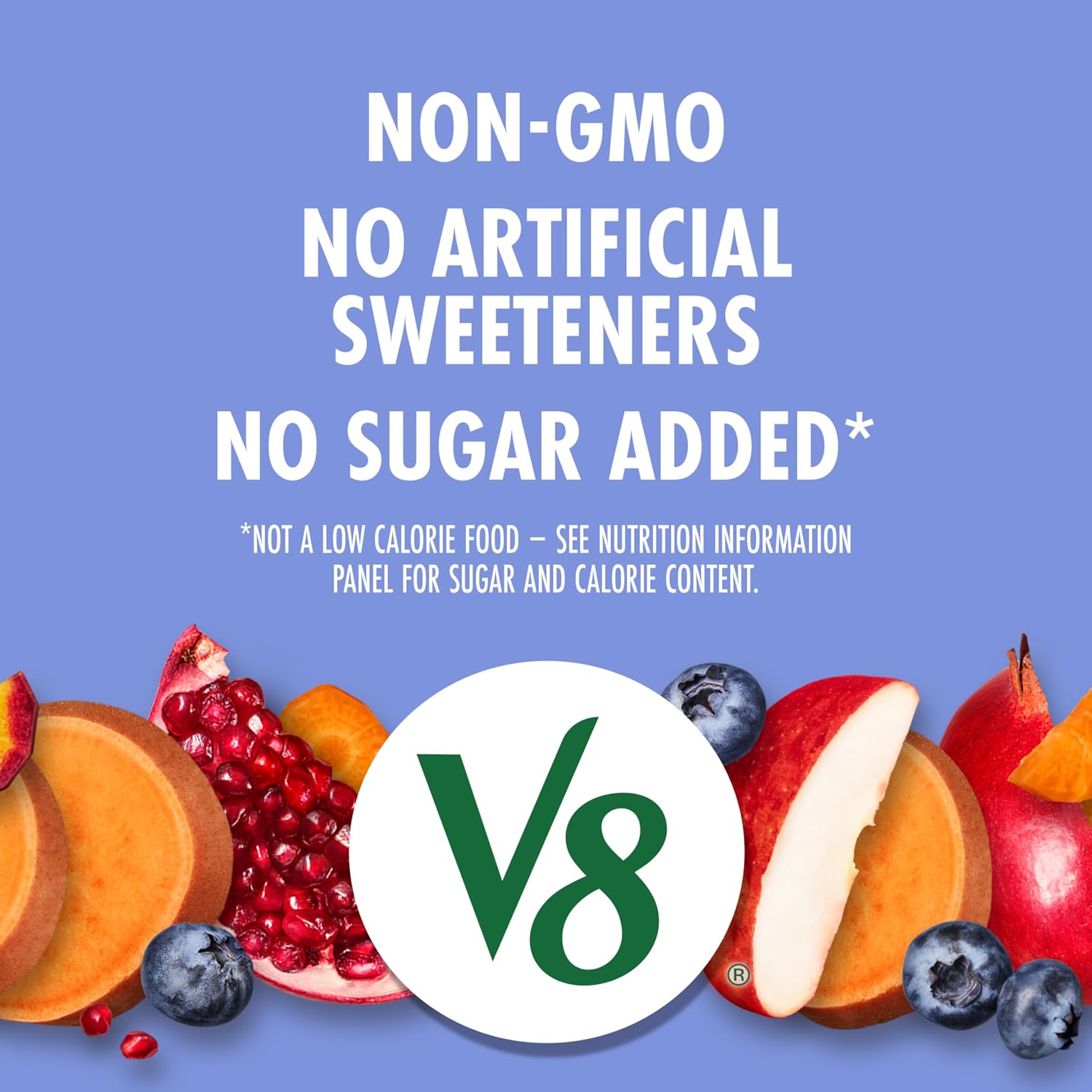 V8 Blends 100% Juice Pomegranate Blueberry Juice, Fruit and Vegetable Juice Blend, 46 Fl Oz Bottle