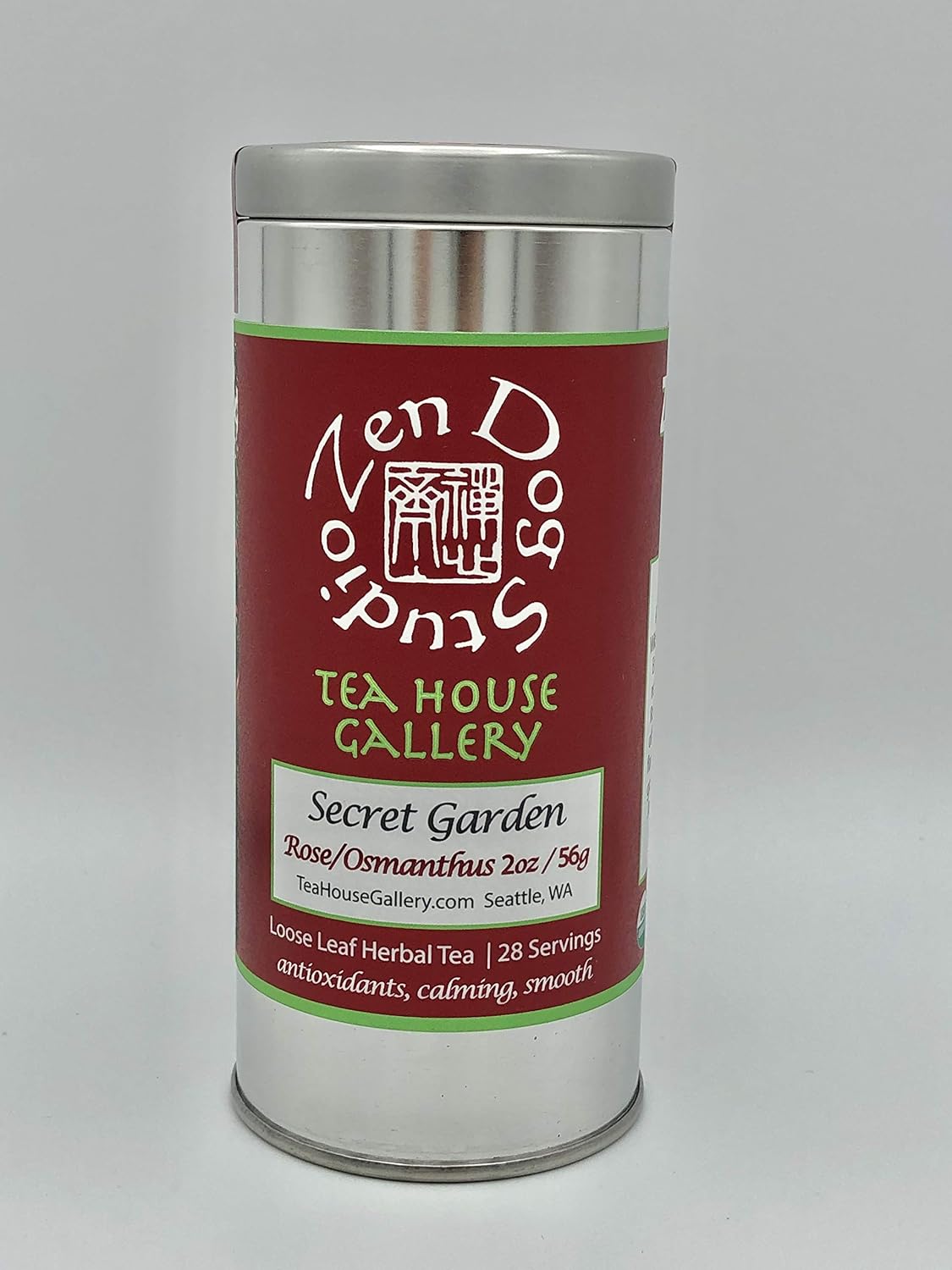 Zen Dog Teas SECRET GARDEN Wild Red Rose and Osmanthus Flower Blend Organic