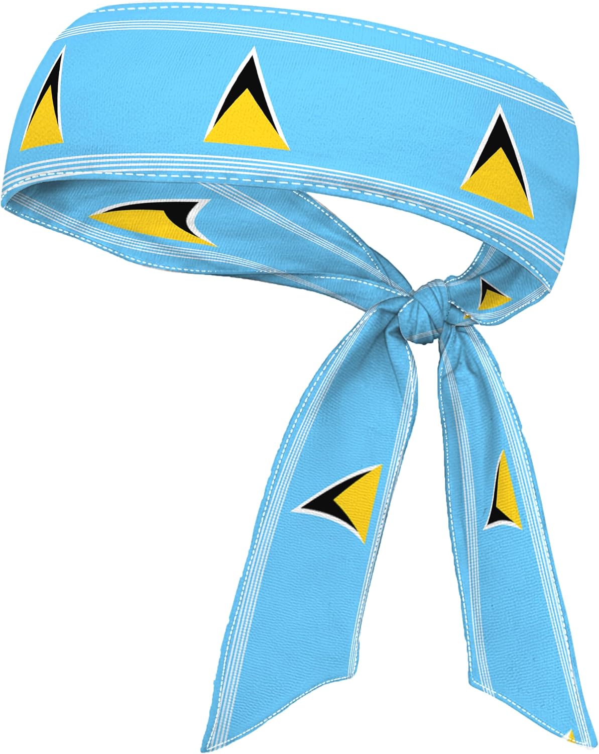 Tie Headbands for Men Women,Pattern Gymwrap,Gym Workout Adjustable Non-Slip Sweatbands for Running,40 X 2.4In