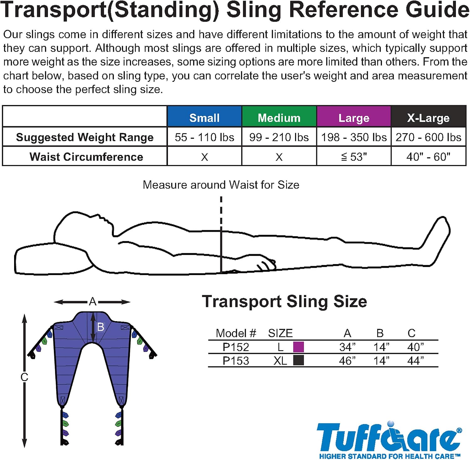 Stand Up Electric Patient Lift - Sit to Stand, Standing Lift, Rhino Lift with Manual Low Base - with Transport Sling (Large), 380 lb. Weight Capacity