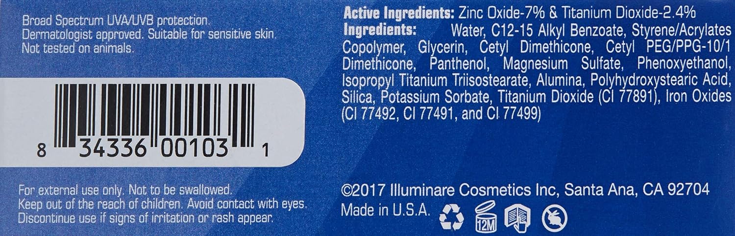 Illuminare, Moisturizing Mineral Foundation - 0.5 oz