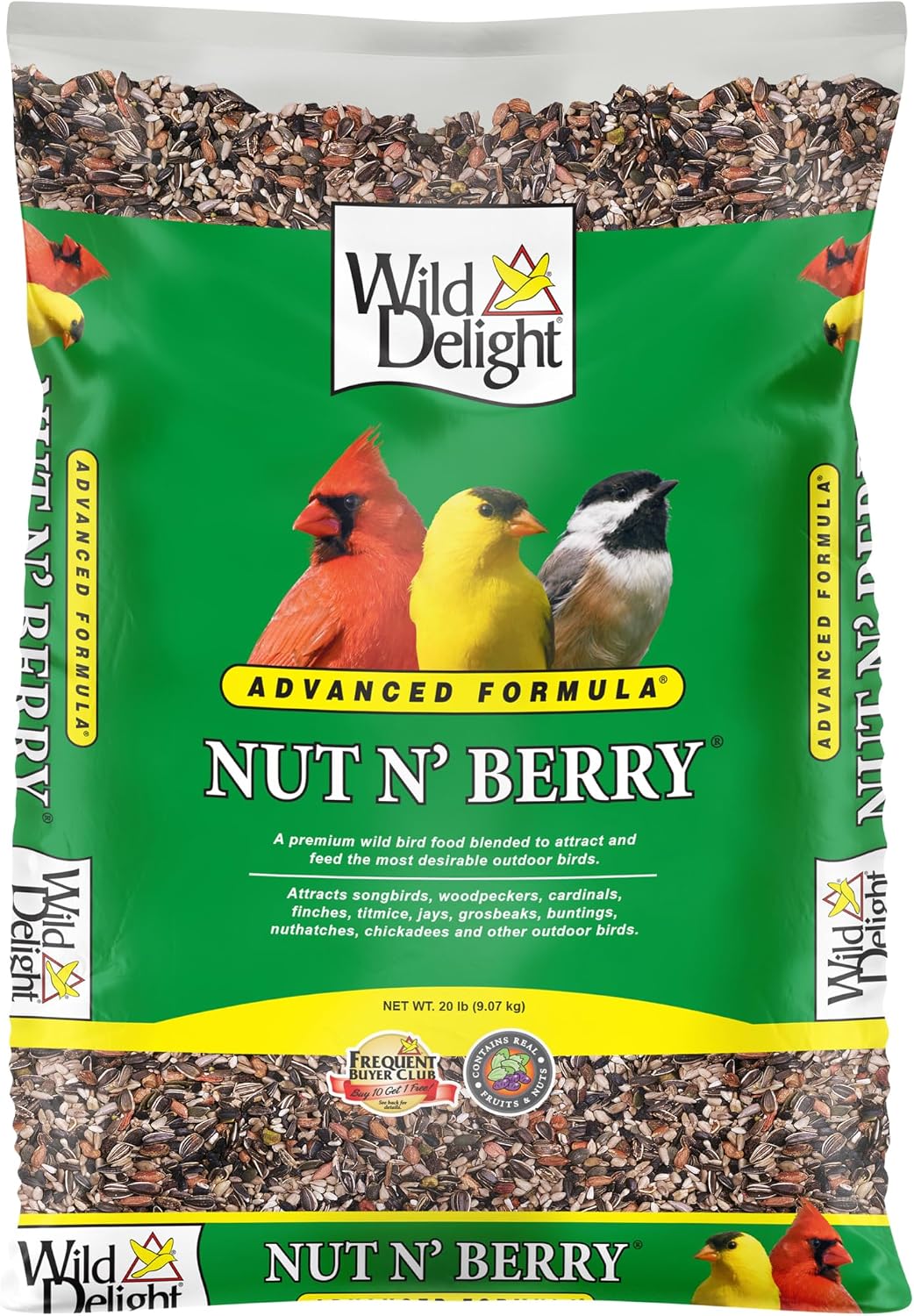 Wild Delight Deck, Porch N' Patio No Waste Bird Food, 5 lb, (374050)