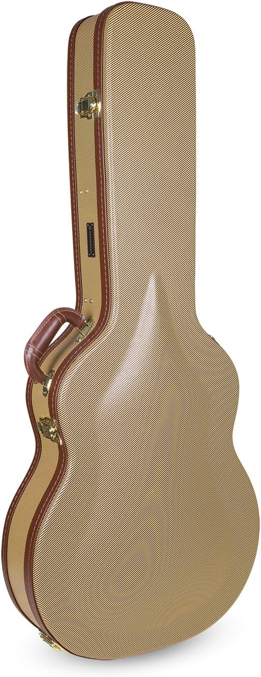 Crossrock Hardshell Arch Top wood case fits SG Electric Guitars-Black(CRW600SGBK)