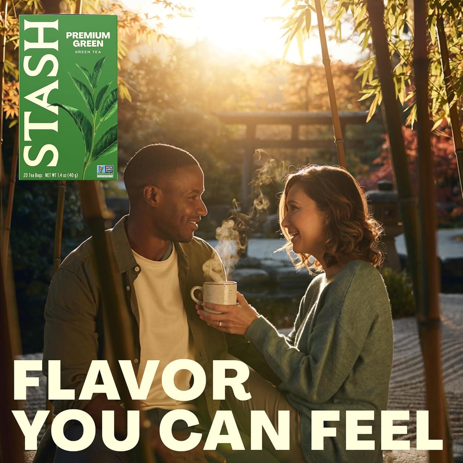 Stash Tea Premium Green Tea, Box of 100 Tea Bags