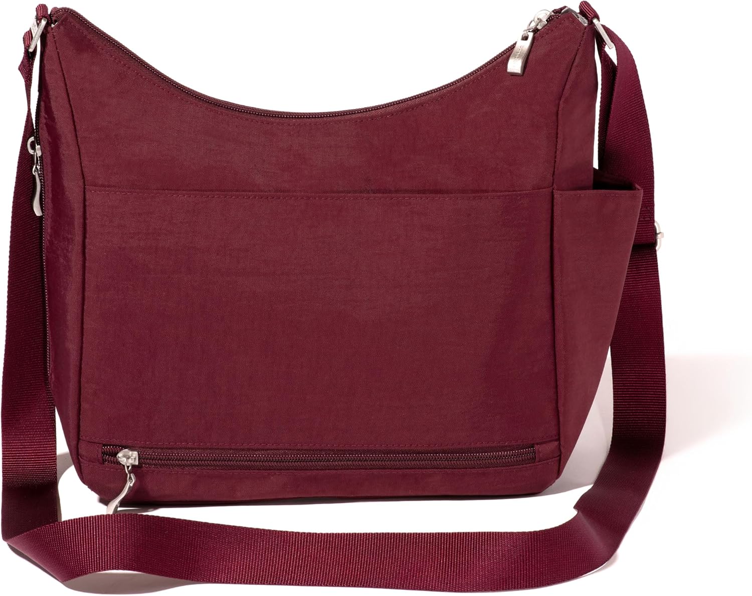Baggallini womens Everywhere Bagg Crossbody Women 11x9 Lightweight Nylon Hobo Water-resistant Travel Bag W/Rfid