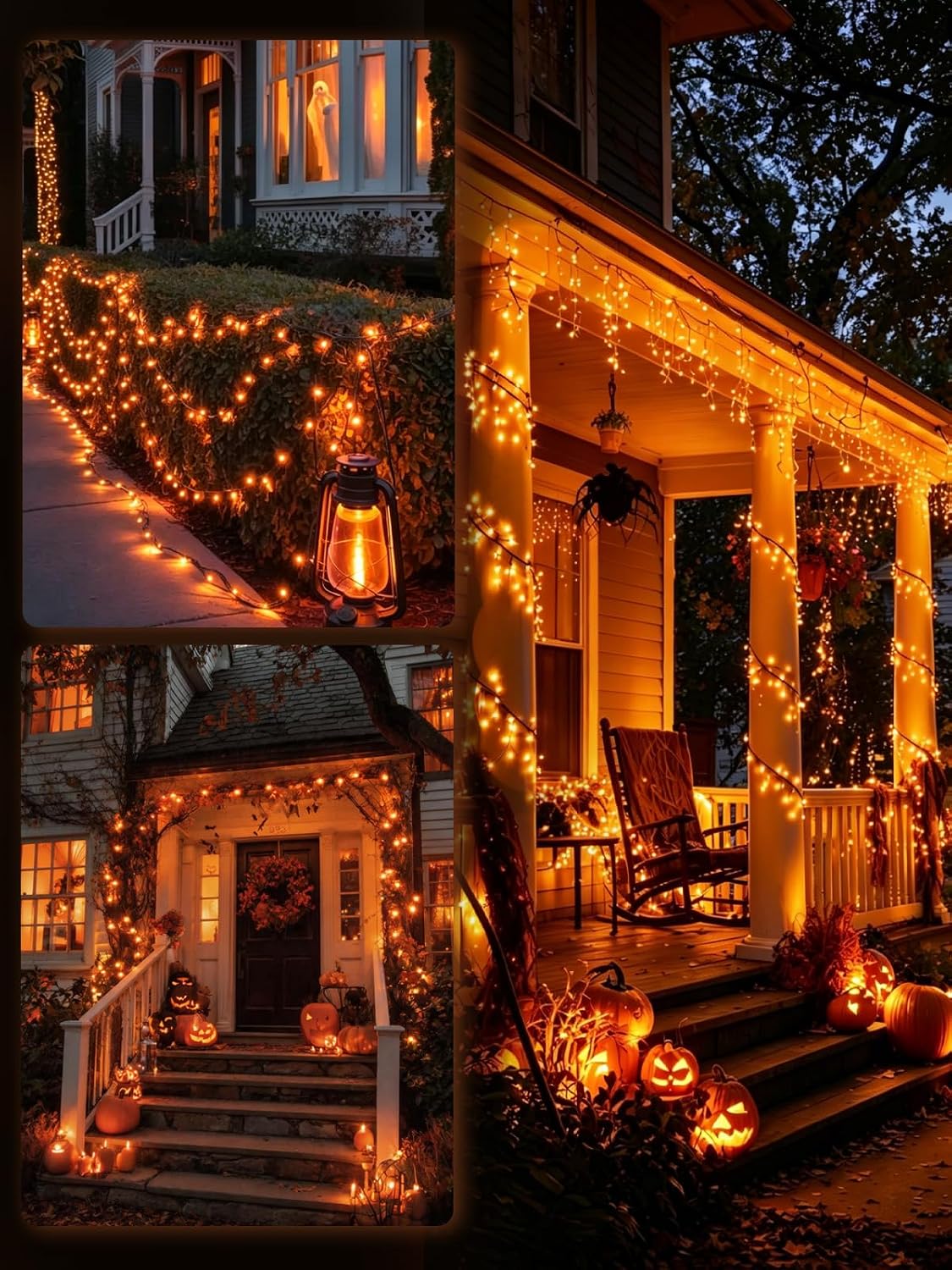 Solar String Lights Outdoor 2 Pack 170FT 480 LED Christmas Light Warm White