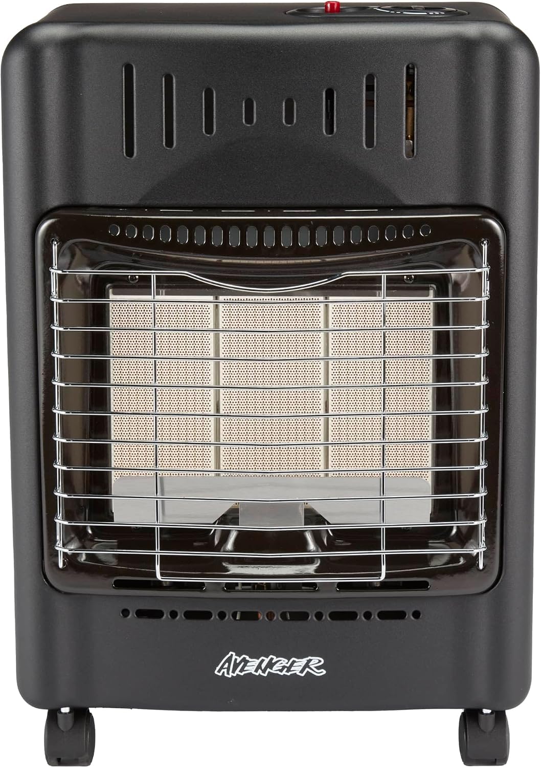 Avenger Portable Outdoor Propane Cabinet Heater – 18,000 BTU Radiant Gas Heater with Tip-Over & ODS Safety Shut-Off - Model # 22BF-A00