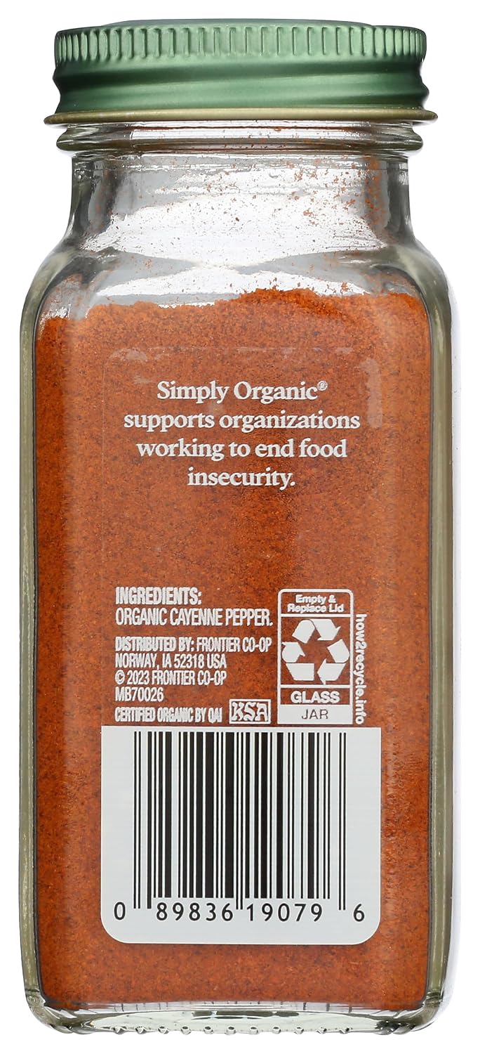 Simply Organic, Cayenne Organic, 2.5 Ounce