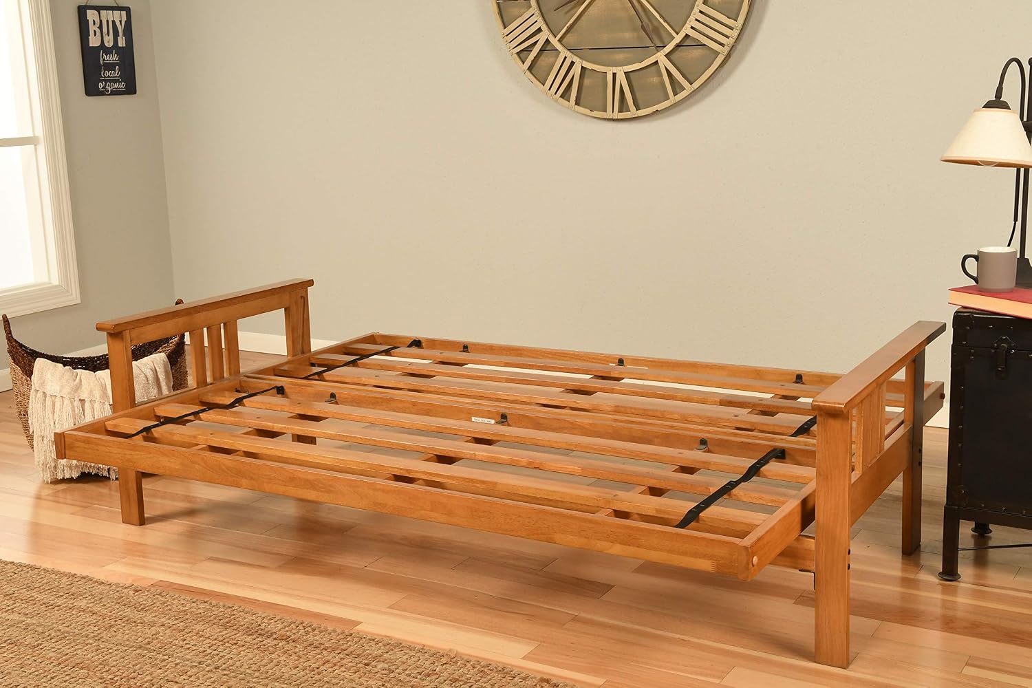 Kodiak Futons Monterey Futon Frame, No Drawers, Barbados