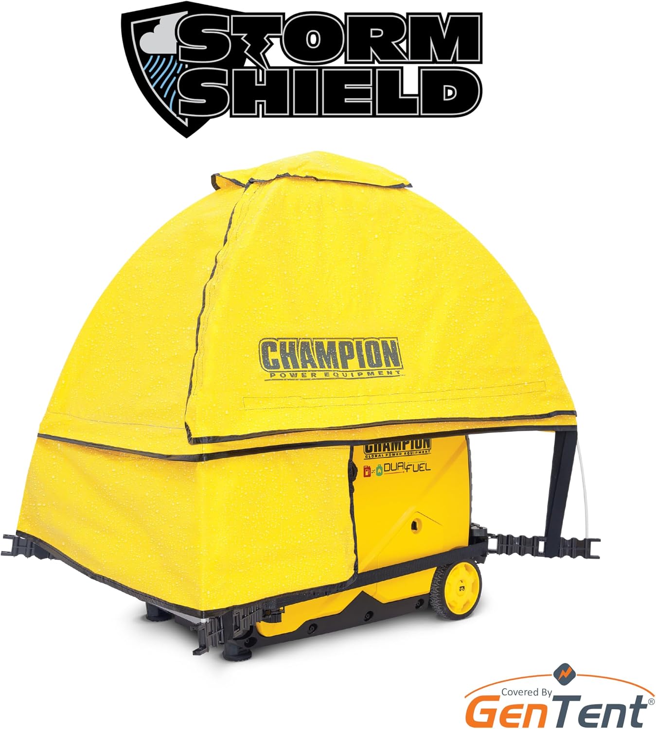 Champion Power Equipment 100376 Storm Shield Severe Weather Portable Generator Cover by GenTent for 4000 to 12,500-Starting Watt Generators