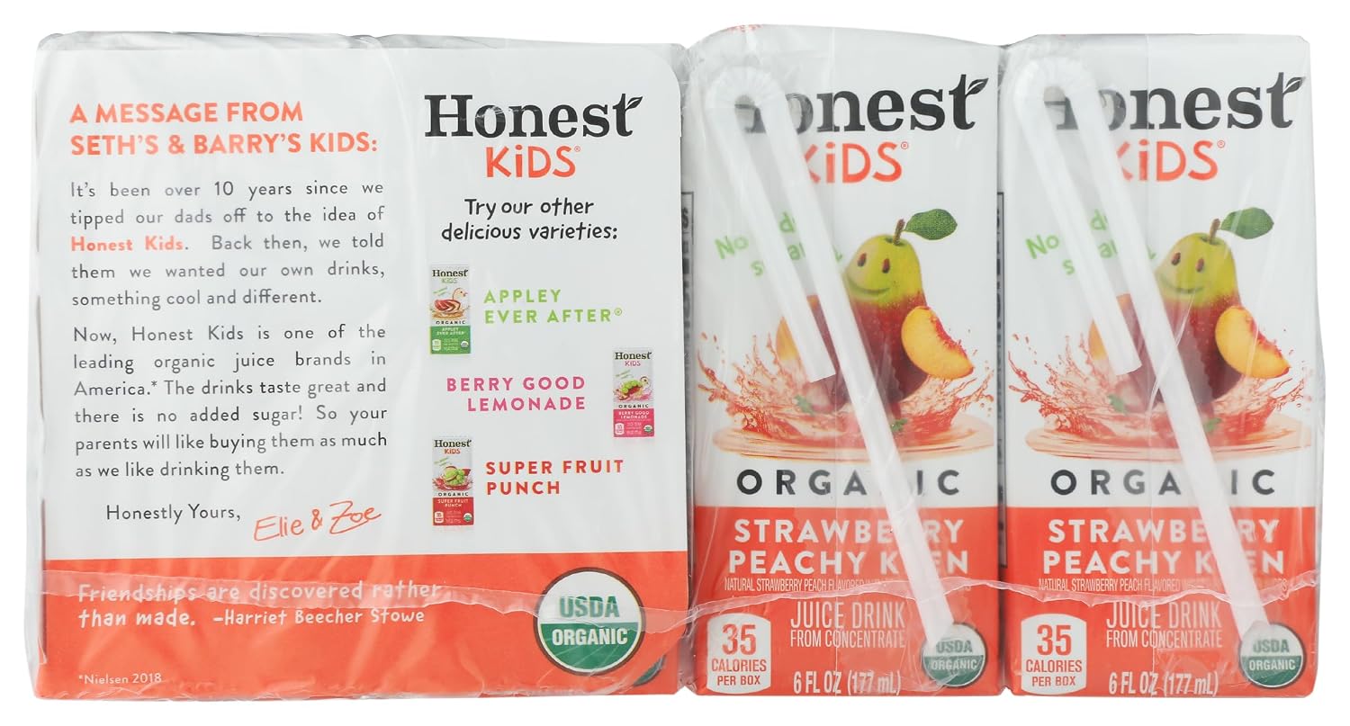 Honest Kids, Strawberry Peachy Keen, 48 Fl Oz