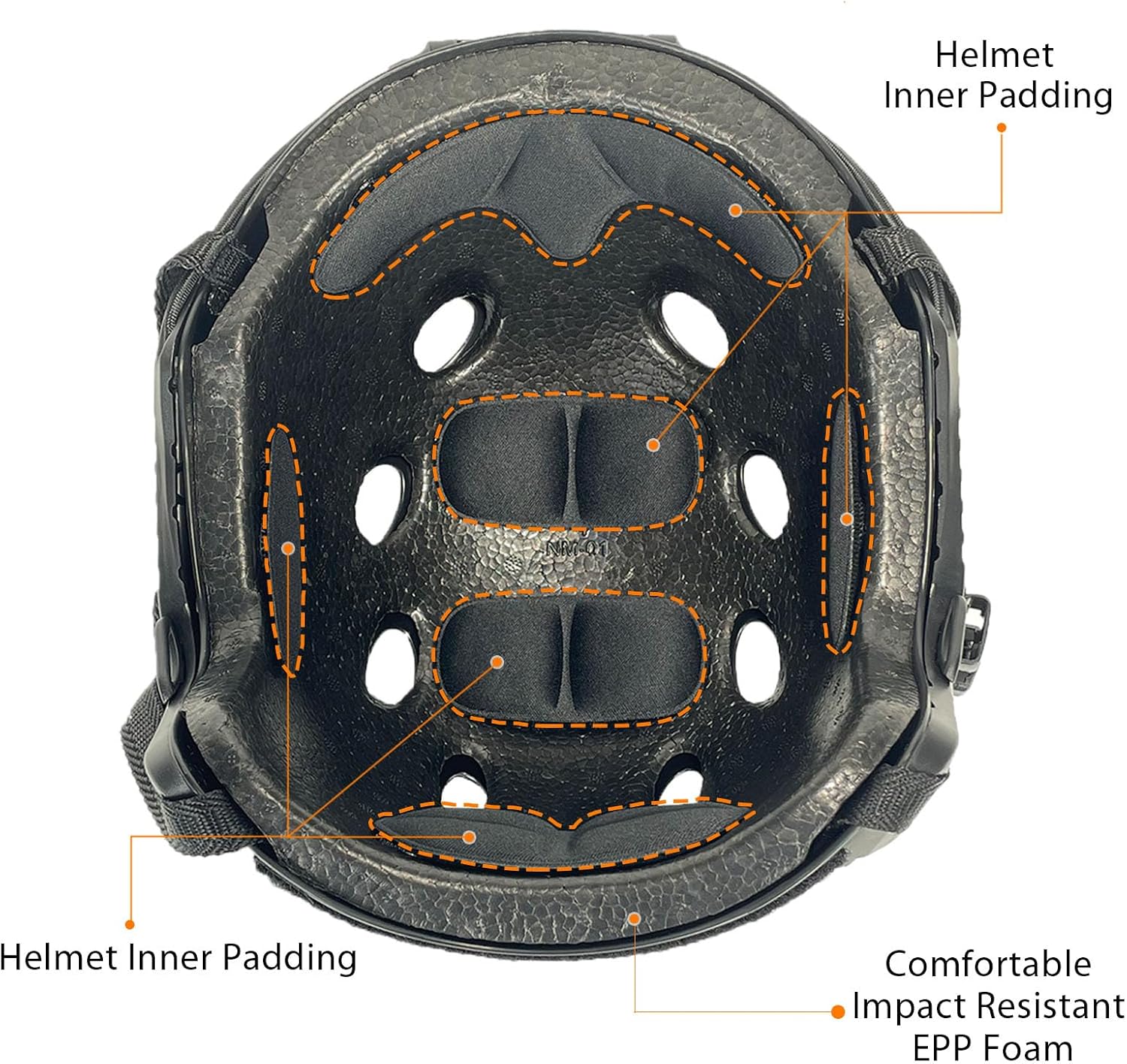 PJ Type Tactical Multifunctional Fast Helmet with Visor Goggles Version