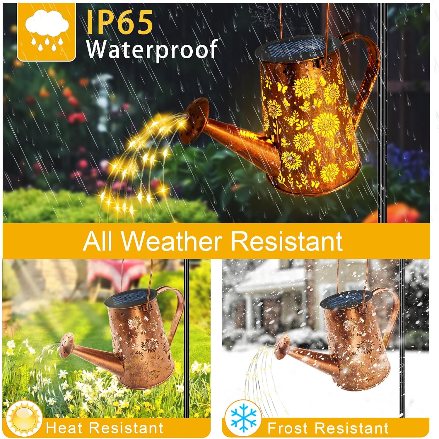 Solar Light Replacement Top Parts 4 Pack(Top Size 3.31 inch